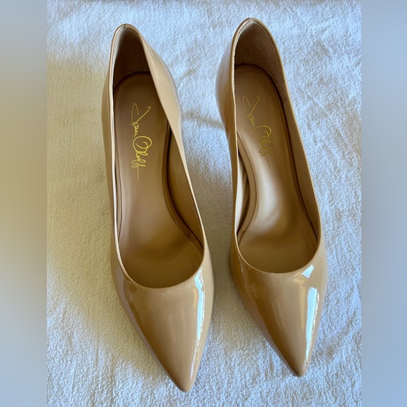 Joan Oloff Womens Deborah Leather Dress Heels size 8.5 - Picture 4 of 12